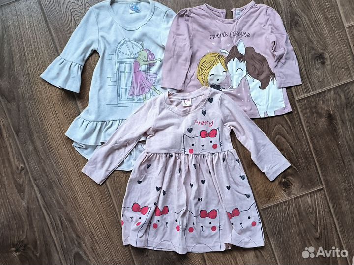 Пакет одежды для девочки 80 86