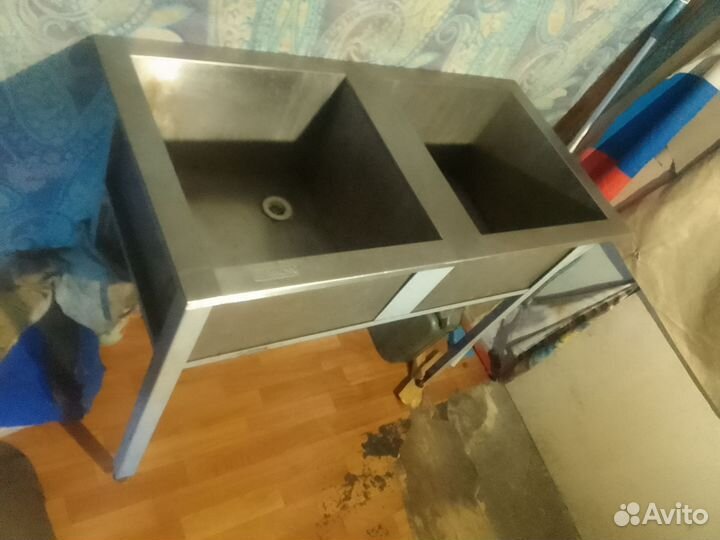 Мойка из нержавейки двойная