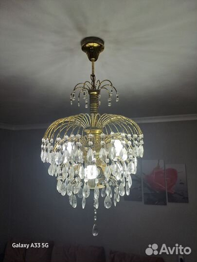 Люстра хрустальная