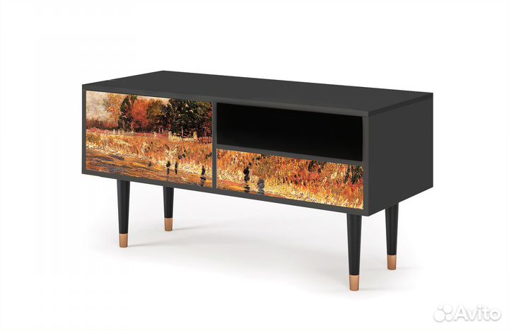 Тв-тумба T3 - Антрацит - The Banks of the Seine