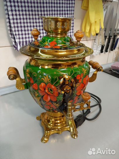 Самовар электрический расписной