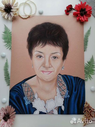 Портрет по фото на заказ, ручная работа