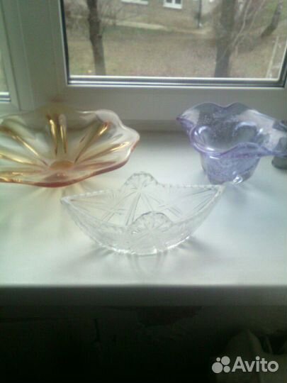 Хрустальная ваза