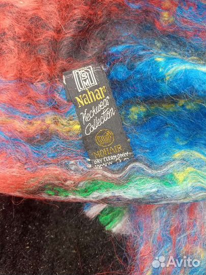 Шарф мохеровый новый, весёлая расцветка