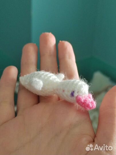 Вязаные игрушки Гусик