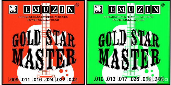 Никелевые струны для акустических и электрогитар