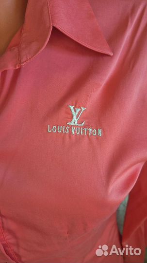 Рубашка Louis vuitton, натуральный шелк44-46