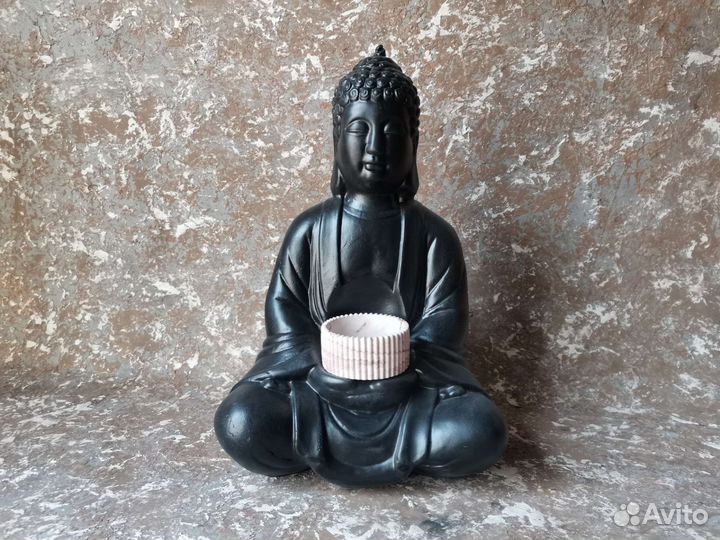 Статуэтка будда подсвечник