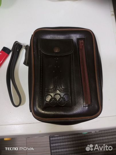 Барсетка кожаная мужская