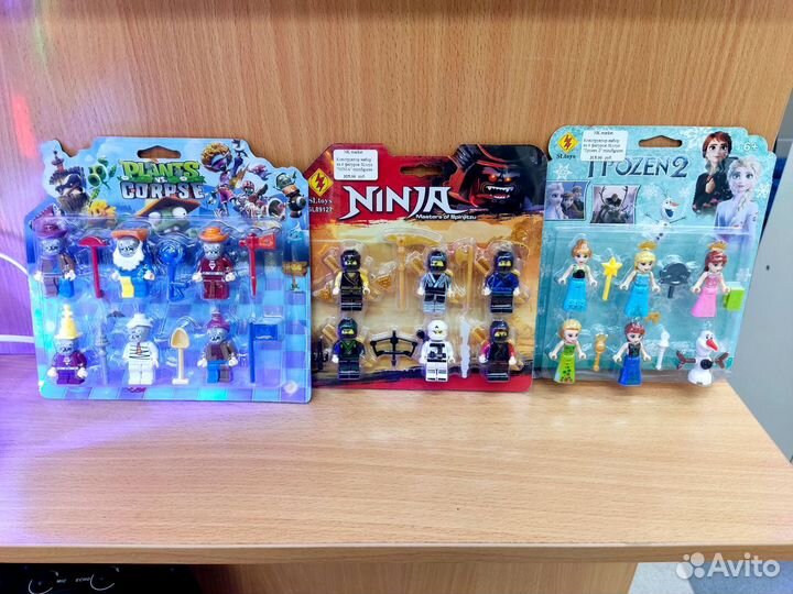 Игрушки фигурки лего различные персонажи
