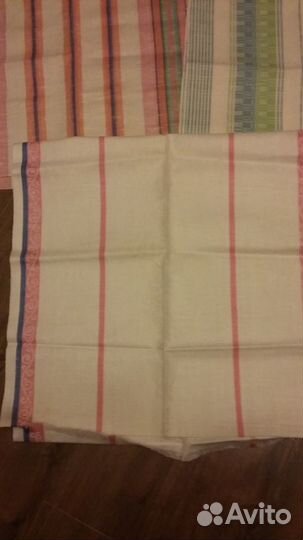 Ткань лен для кухонных полотенец винтаж СССР