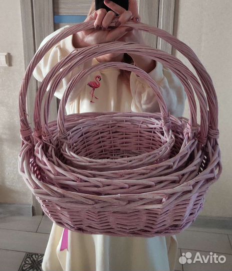 Корзина плетеная