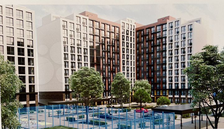 1-к. квартира, 38,6 м², 4/12 эт.