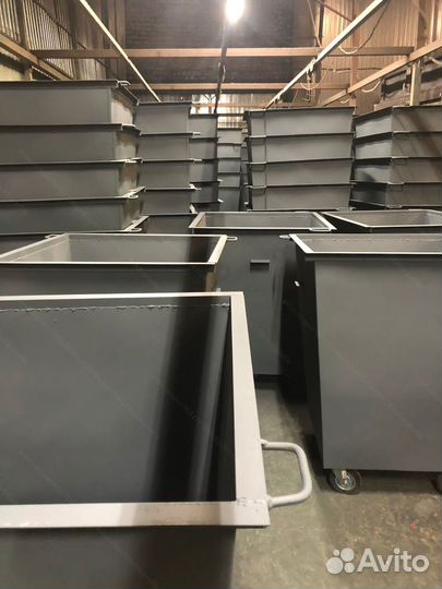 Мусорный контейнер металлический 0.75 м3 I31596