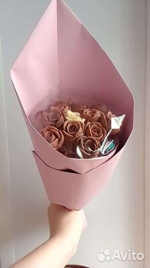 Букет из конфет розы из шоколада,выпускной