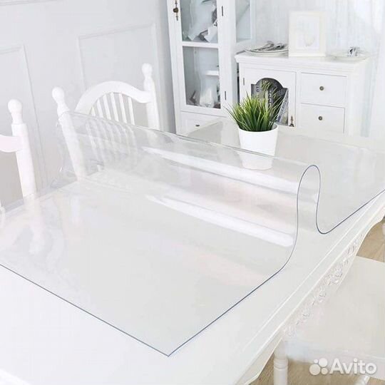 Скатерть гибкое стекло новое 100х120