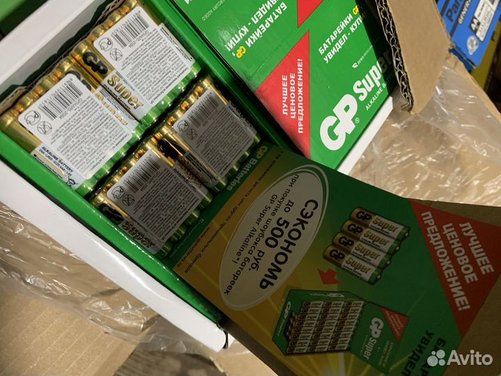 Батарейки аа GP