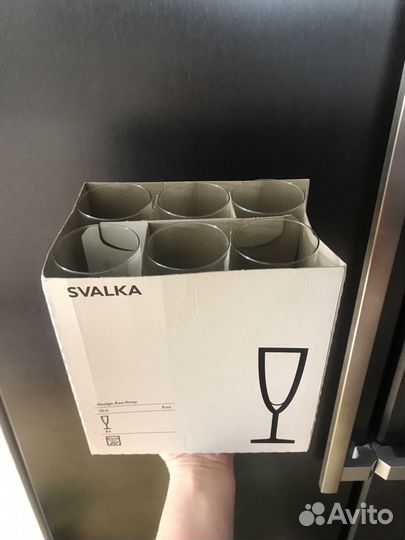 Бокал для шампанского IKEA Svalka 210 мл