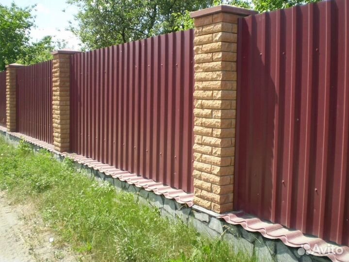 Забор из профнастила