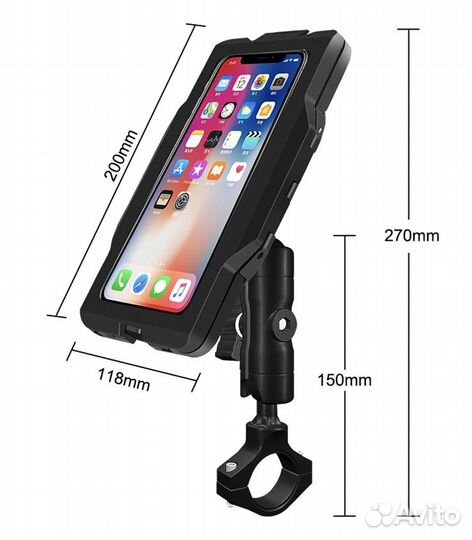 Чехол для телефона на велосипед GUB plus 17