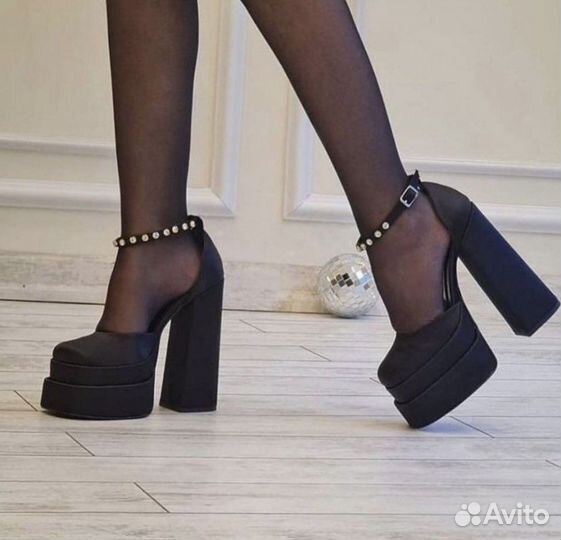 Туфли на плотформе и каблуке