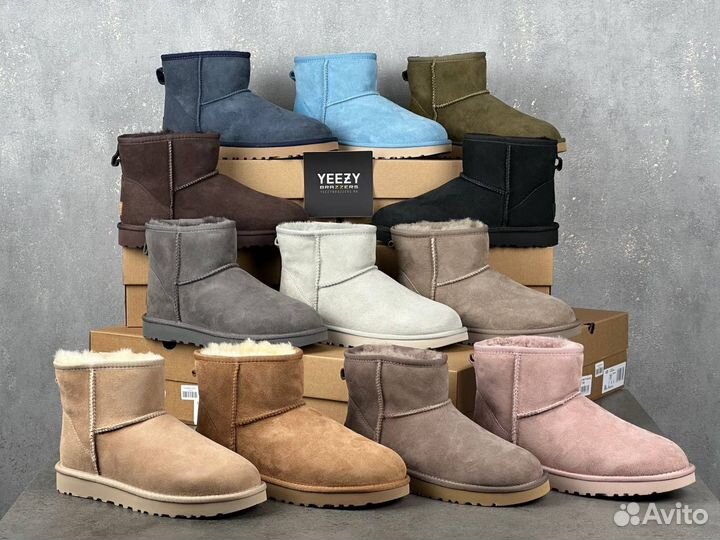 Женские Ugg Classic Mini II + 17 расцветок