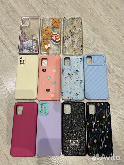 Чехлы для Samsung A51 (11 штук)