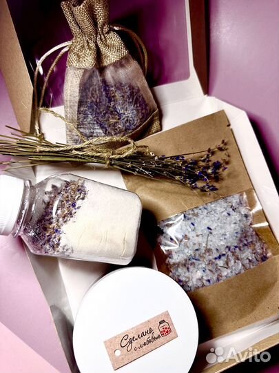 Подарочные наборы, скрабы, соль, сливки для ванн
