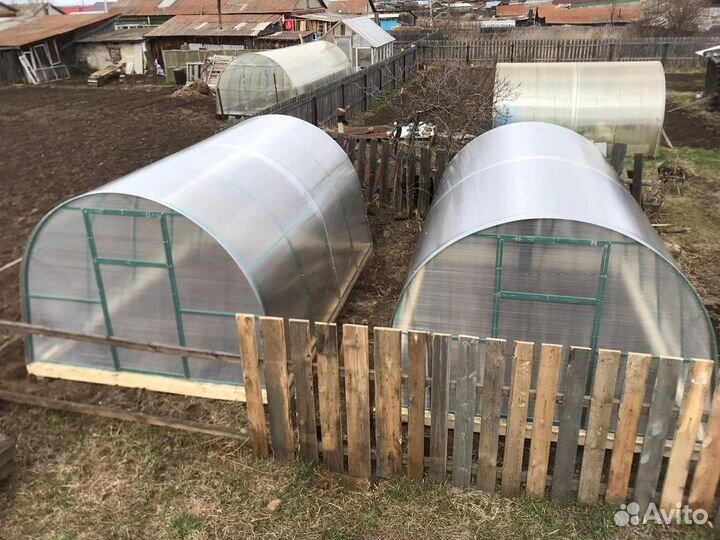 Теплица под ключ 3/4
