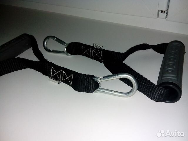 Рукояти для тренажёра новые (с карабинами)