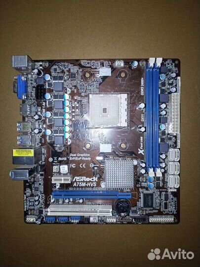 Материнская плата FM 1 Asrock A75M-HVS