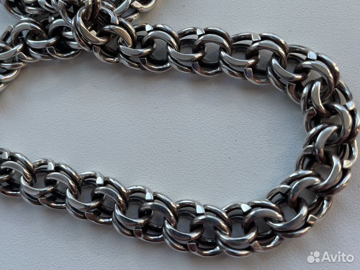 Серебряная цепь бисмарк 100гр