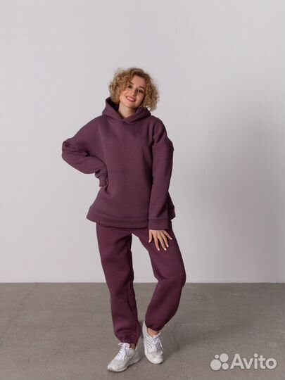 Спортивный костюм с начесом женский