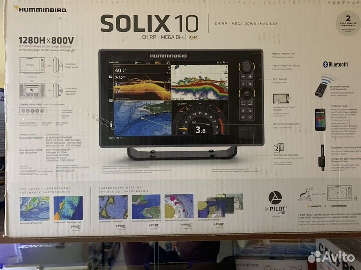 Эхолот Humminbird Solix 10 Chirp Mega DI G2