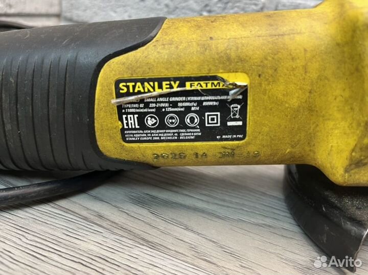 Ушм Stanley Fatmax fmeg825, 850 Вт, 125 мм