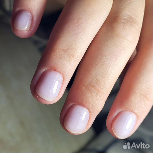 Маникюр с покрытием гель-лак, наращивание