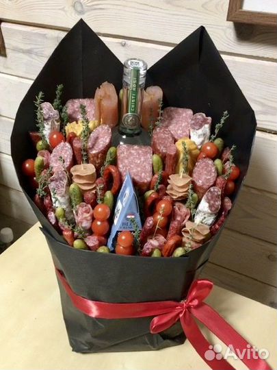 Мужские букеты съедобные