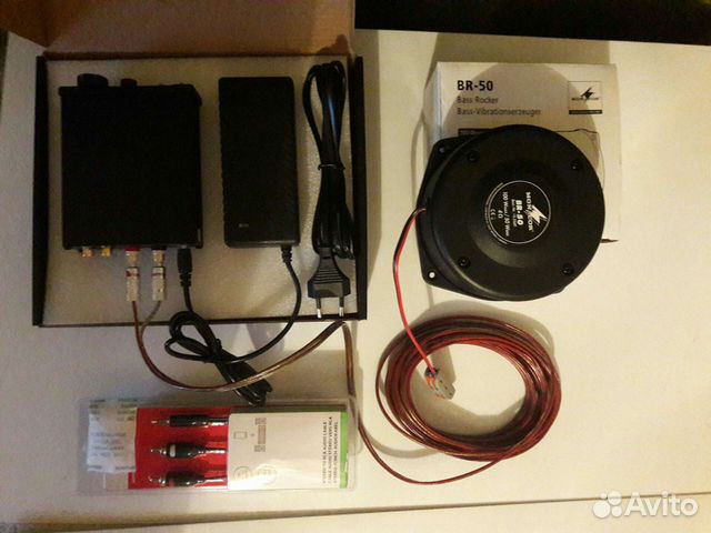 Вибродинамик Monacor BR-50 Усилитель Комплект Kit купить в Москве ...