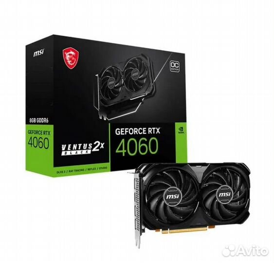 MSI RTX4060 ventus 2X black 8GB gddr6 OC