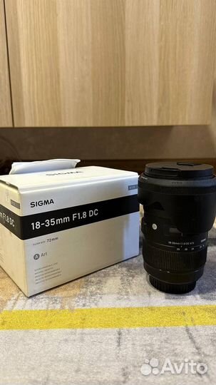 Объектив Sigma 18-35mm 1.8 art