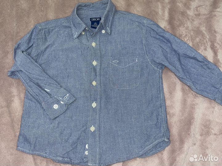 Рубашки на мальчика 4-5 леи