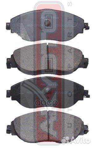 Колодки тормозные дисковые AKD-23104 akyoto