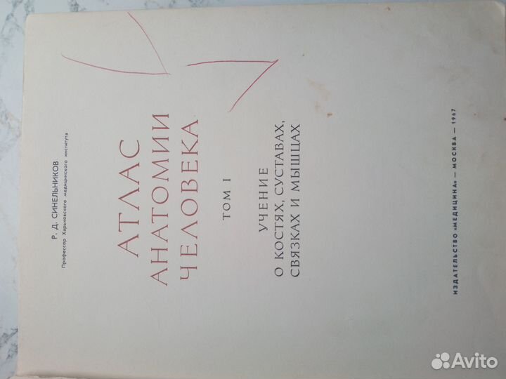 Атлас анатомии человека. Р.Д. Синельников