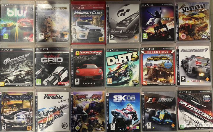 PlayStation 3 гонки