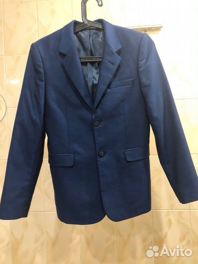 Пиджак школьный для мальчика 140