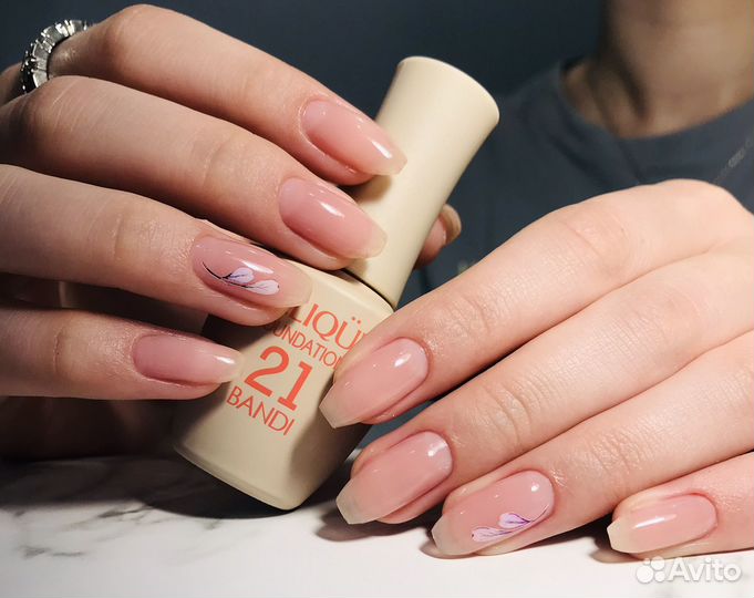 Маникюр с выравниванием и покрытием/Педикюр