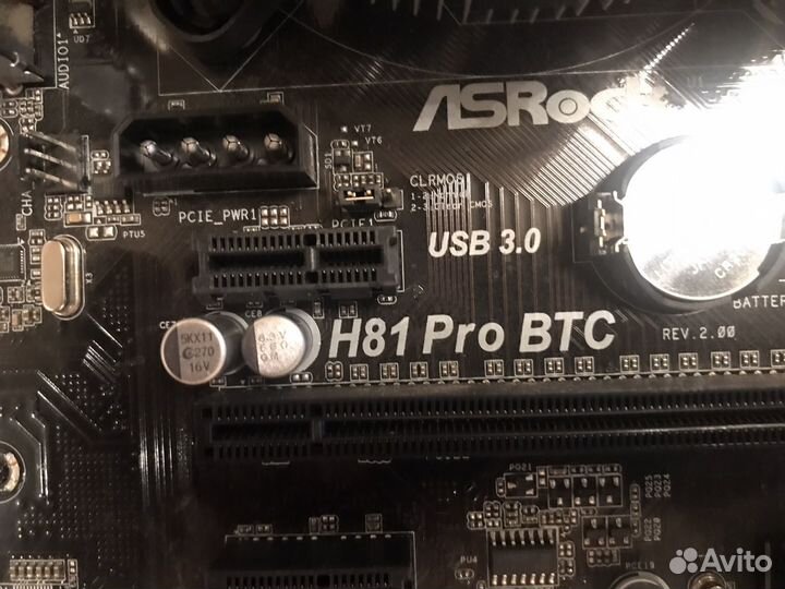 Материнская плата Asrock h81 pro btc r2.0