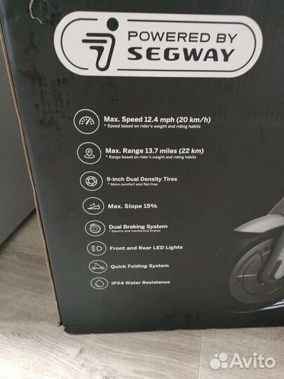 Электросамокат Ninebot KickScooter E22 (новые)