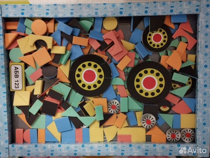 Конструктор деревянный и магнитная мозаика