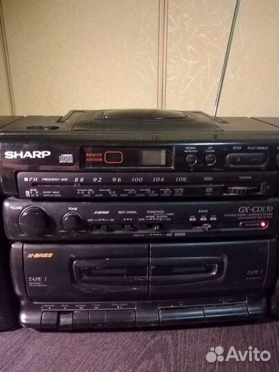 Магнитофон двухкассетный Sharp